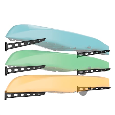 Koova 3 Tier Wall Mount Kayak Storage Rack 25 KV-WALL-K3